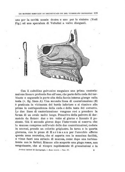 Archivii italiani di laringologia periodico trimestrale