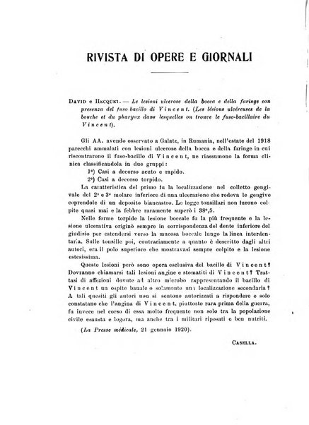 Archivii italiani di laringologia periodico trimestrale