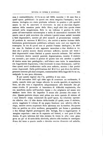 Archivii italiani di laringologia periodico trimestrale