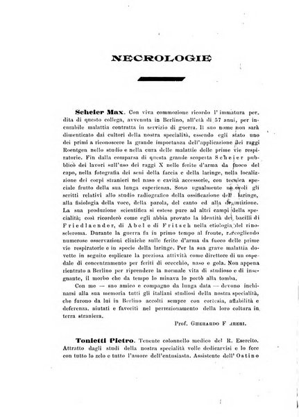 Archivii italiani di laringologia periodico trimestrale