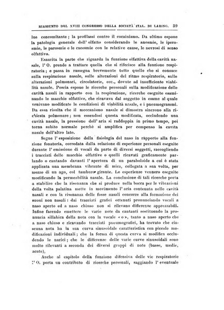 Archivii italiani di laringologia periodico trimestrale