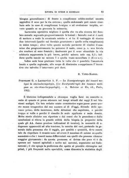 Archivii italiani di laringologia periodico trimestrale