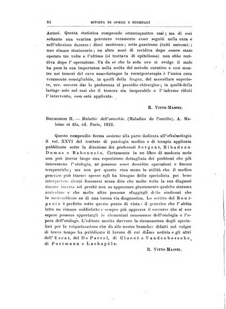 Archivii italiani di laringologia periodico trimestrale