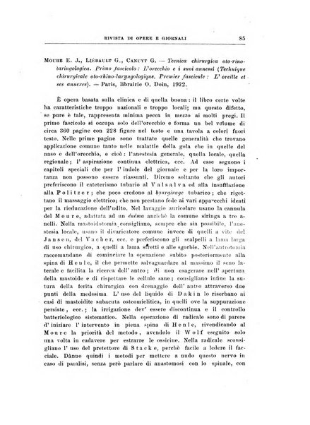 Archivii italiani di laringologia periodico trimestrale