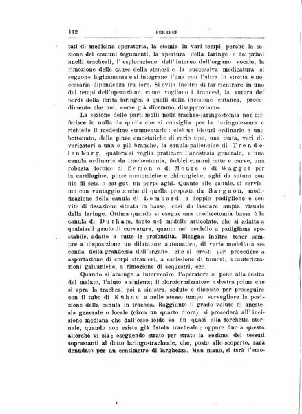 Archivii italiani di laringologia periodico trimestrale