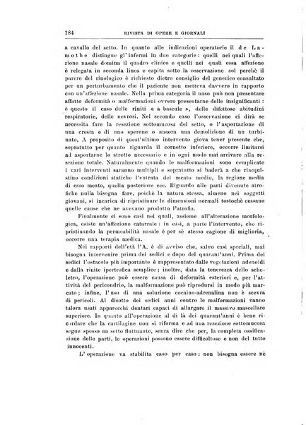 Archivii italiani di laringologia periodico trimestrale