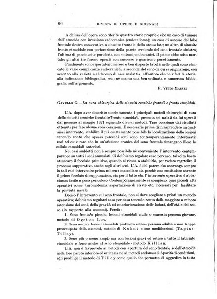 Archivii italiani di laringologia periodico trimestrale