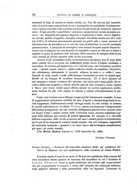 Archivii italiani di laringologia periodico trimestrale