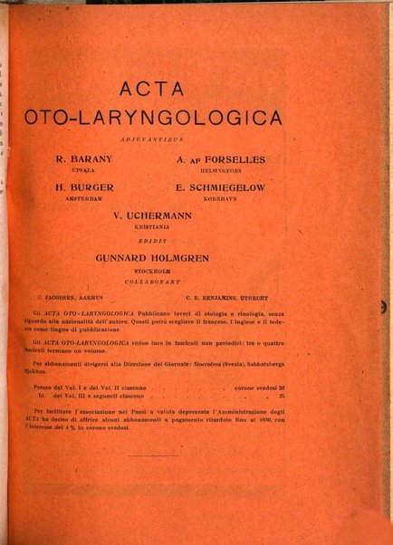 Archivii italiani di laringologia periodico trimestrale