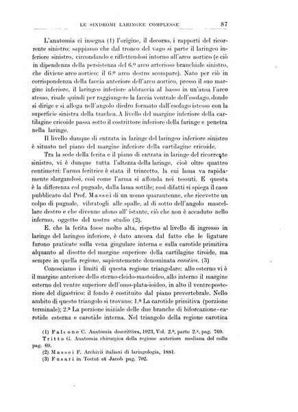 Archivii italiani di laringologia periodico trimestrale