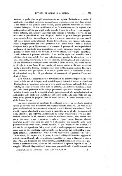 Archivii italiani di laringologia periodico trimestrale