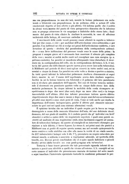 Archivii italiani di laringologia periodico trimestrale