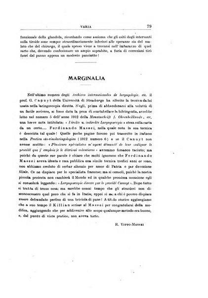 Archivii italiani di laringologia periodico trimestrale