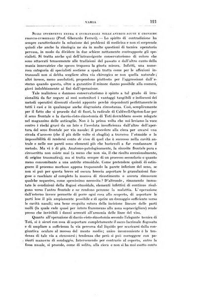 Archivii italiani di laringologia periodico trimestrale