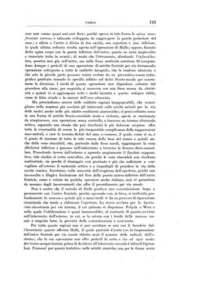 Archivii italiani di laringologia periodico trimestrale