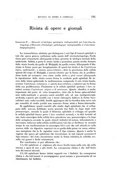 Archivii italiani di laringologia periodico trimestrale