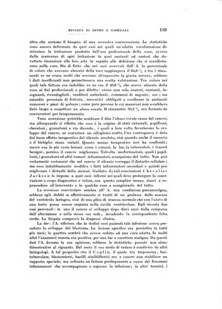 Archivii italiani di laringologia periodico trimestrale