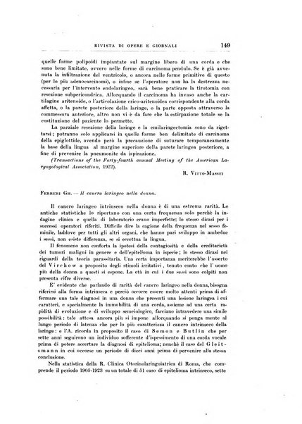 Archivii italiani di laringologia periodico trimestrale