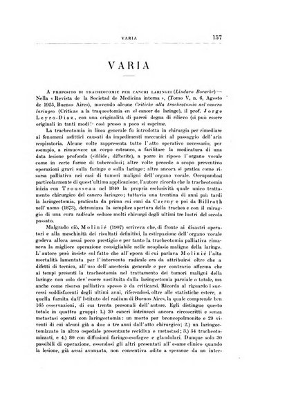 Archivii italiani di laringologia periodico trimestrale