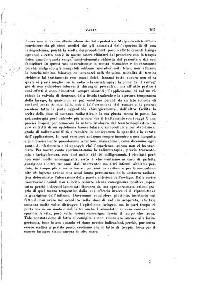 Archivii italiani di laringologia periodico trimestrale