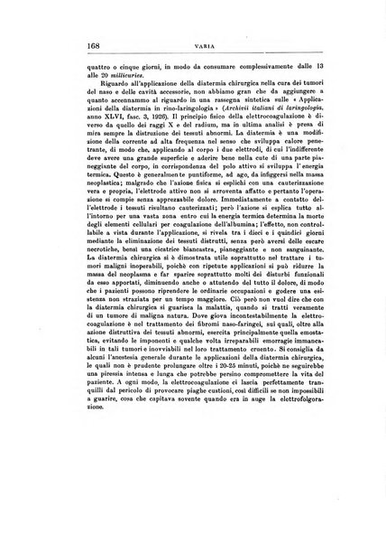 Archivii italiani di laringologia periodico trimestrale