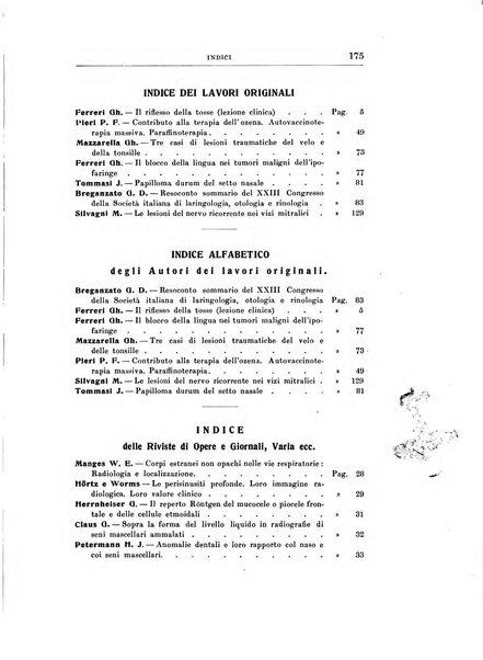 Archivii italiani di laringologia periodico trimestrale