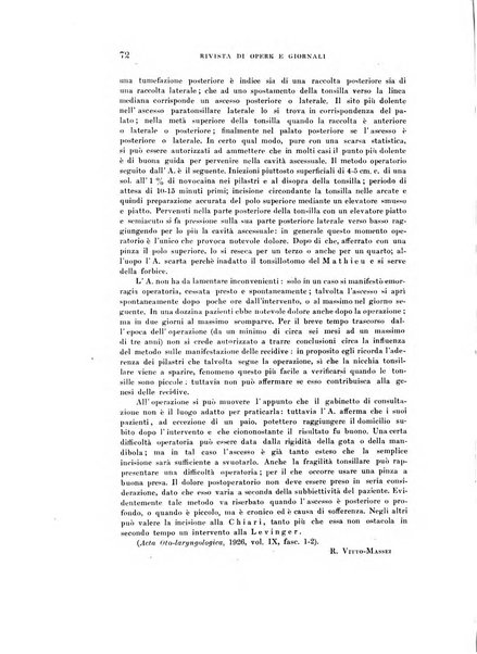 Archivii italiani di laringologia periodico trimestrale