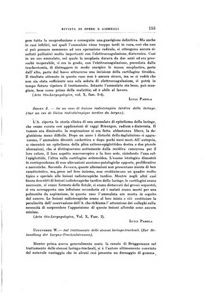 Archivii italiani di laringologia periodico trimestrale