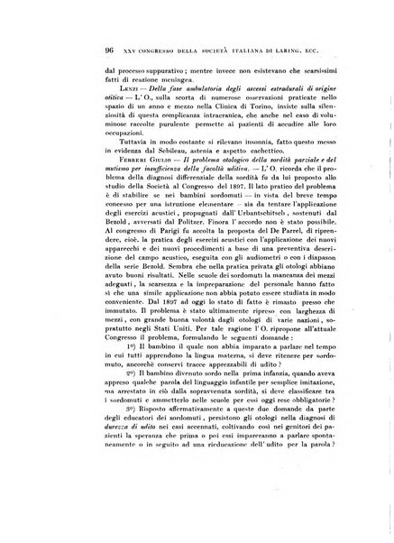 Archivii italiani di laringologia periodico trimestrale