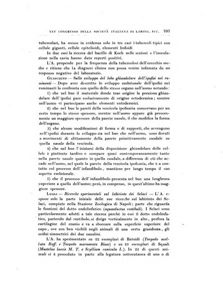 Archivii italiani di laringologia periodico trimestrale