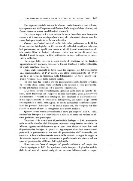 Archivii italiani di laringologia periodico trimestrale