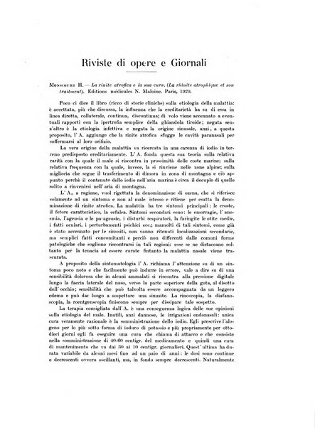 Archivii italiani di laringologia periodico trimestrale