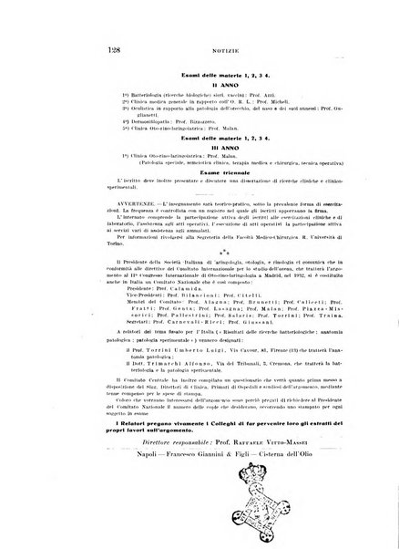 Archivii italiani di laringologia periodico trimestrale