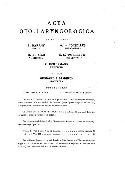 Archivii italiani di laringologia periodico trimestrale