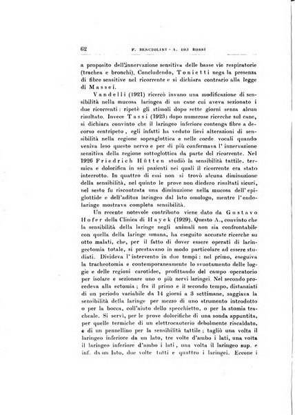 Archivii italiani di laringologia periodico trimestrale