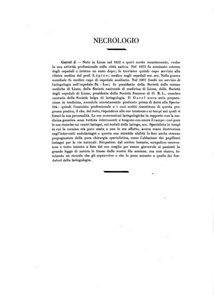 Archivii italiani di laringologia periodico trimestrale