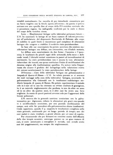 Archivii italiani di laringologia periodico trimestrale