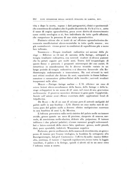 Archivii italiani di laringologia periodico trimestrale