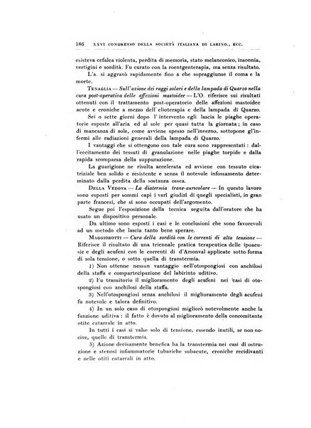 Archivii italiani di laringologia periodico trimestrale