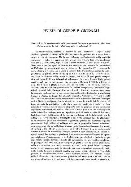 Archivii italiani di laringologia periodico trimestrale