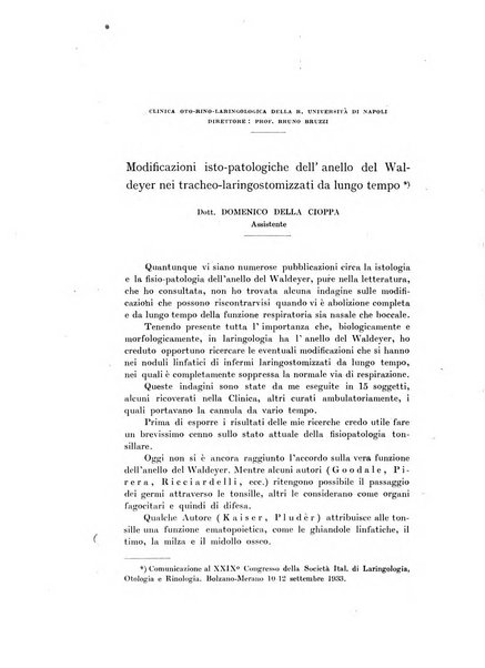 Archivii italiani di laringologia periodico trimestrale