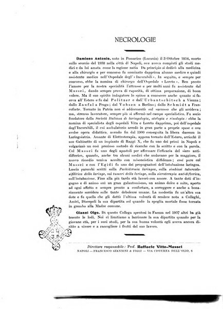 Archivii italiani di laringologia periodico trimestrale