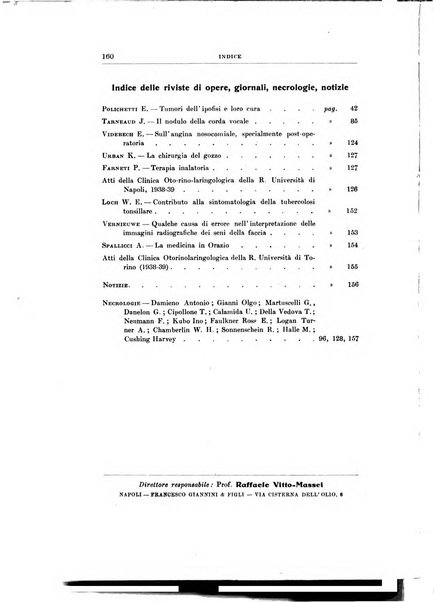 Archivii italiani di laringologia periodico trimestrale