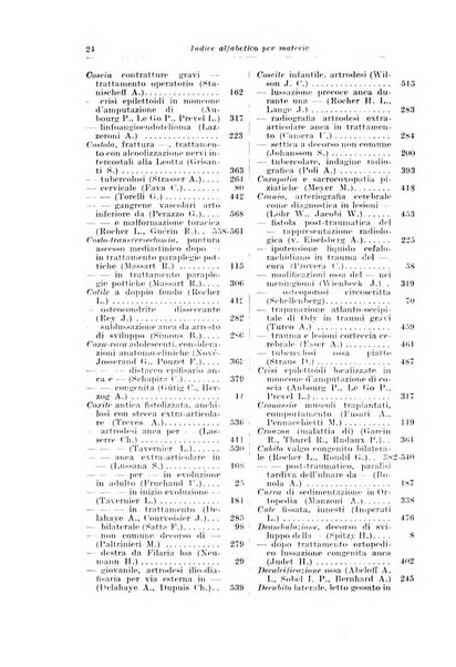 Bibliografia ortopedica