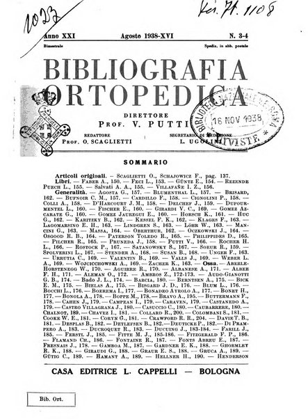 Bibliografia ortopedica