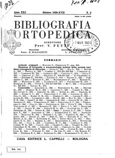 Bibliografia ortopedica