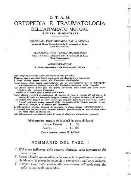 Ortopedia e traumatologia dell'apparato motore rivista bimestrale di cinematojatria