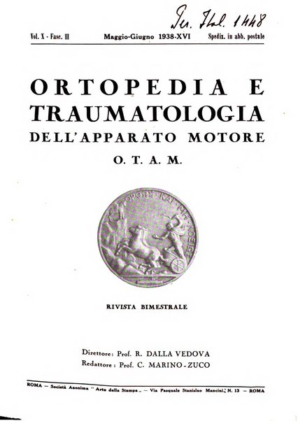 Ortopedia e traumatologia dell'apparato motore rivista bimestrale di cinematojatria