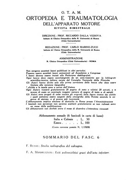 Ortopedia e traumatologia dell'apparato motore rivista bimestrale di cinematojatria