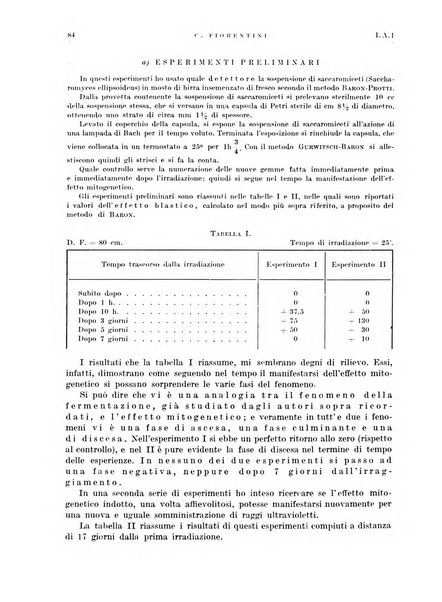 Radiologia e fisica medica. Sezione 1, Archivio di radioterapia e biofisica